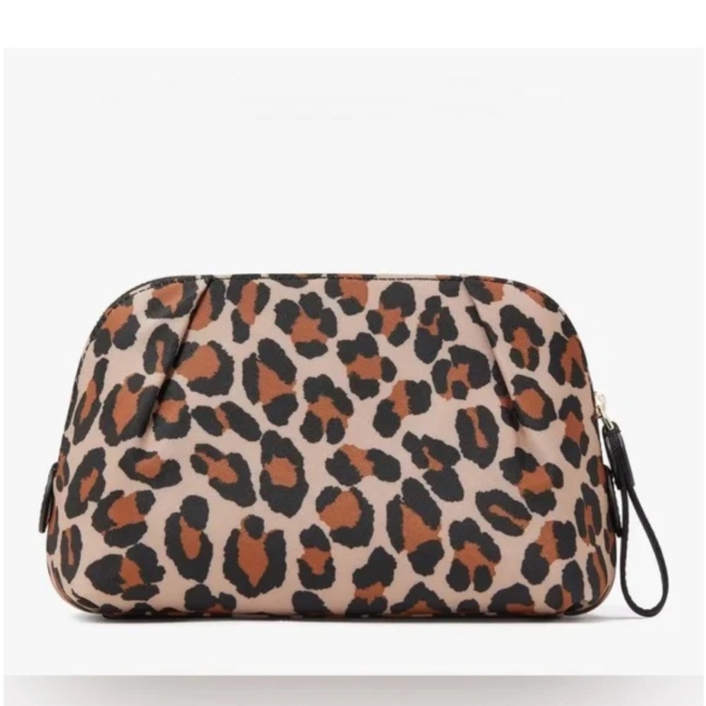 NWT Kate Spade Animal Print cosmetic makeup bag - Picture 6 of 8